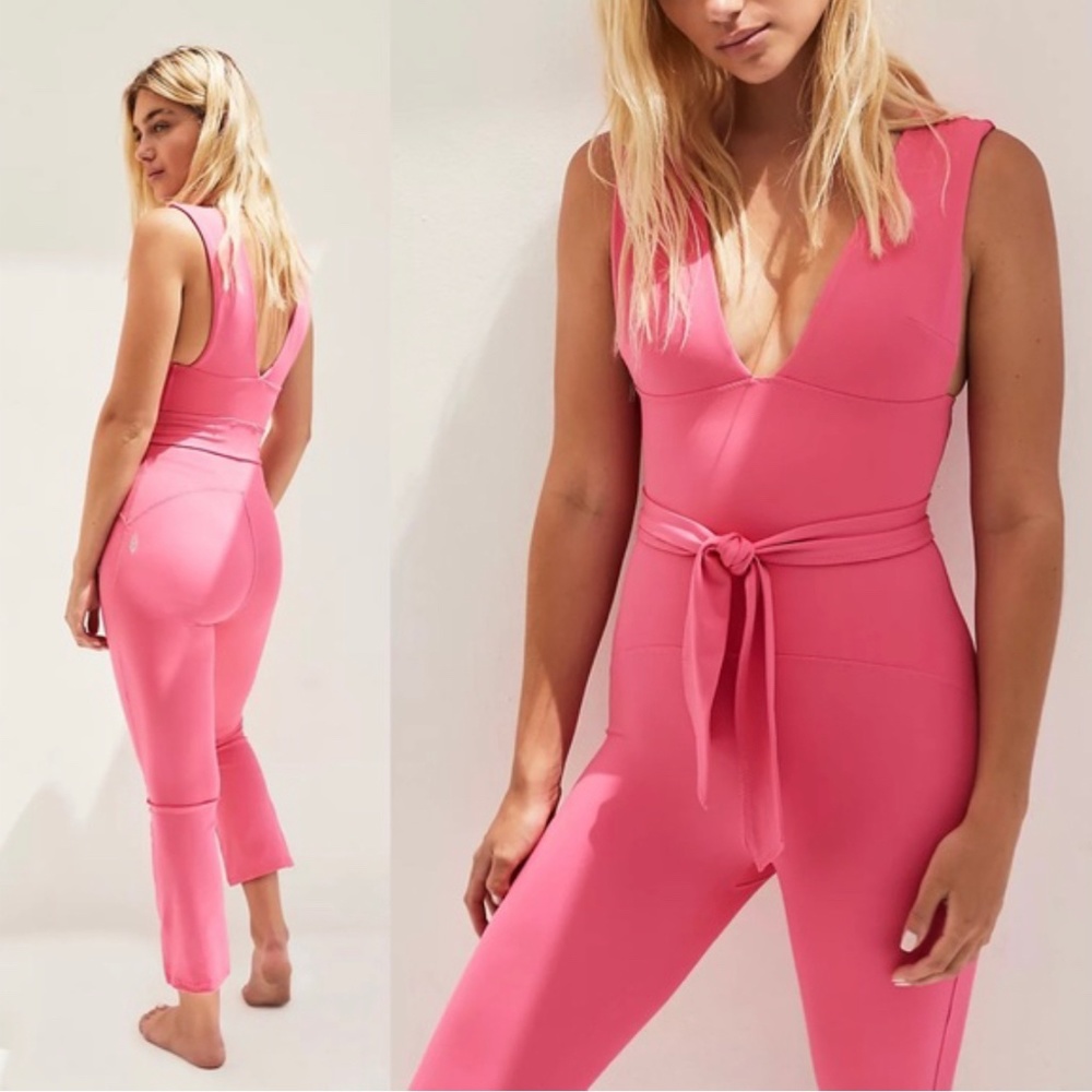 Free People Movement Pink Jumpsuit - Picture 4 of 4